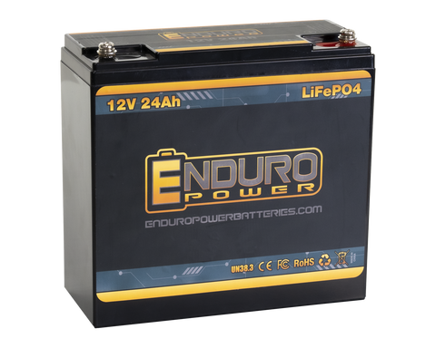 Enduro Power Baja Series 12V 24Ah Deep Cycle Lithium Battery