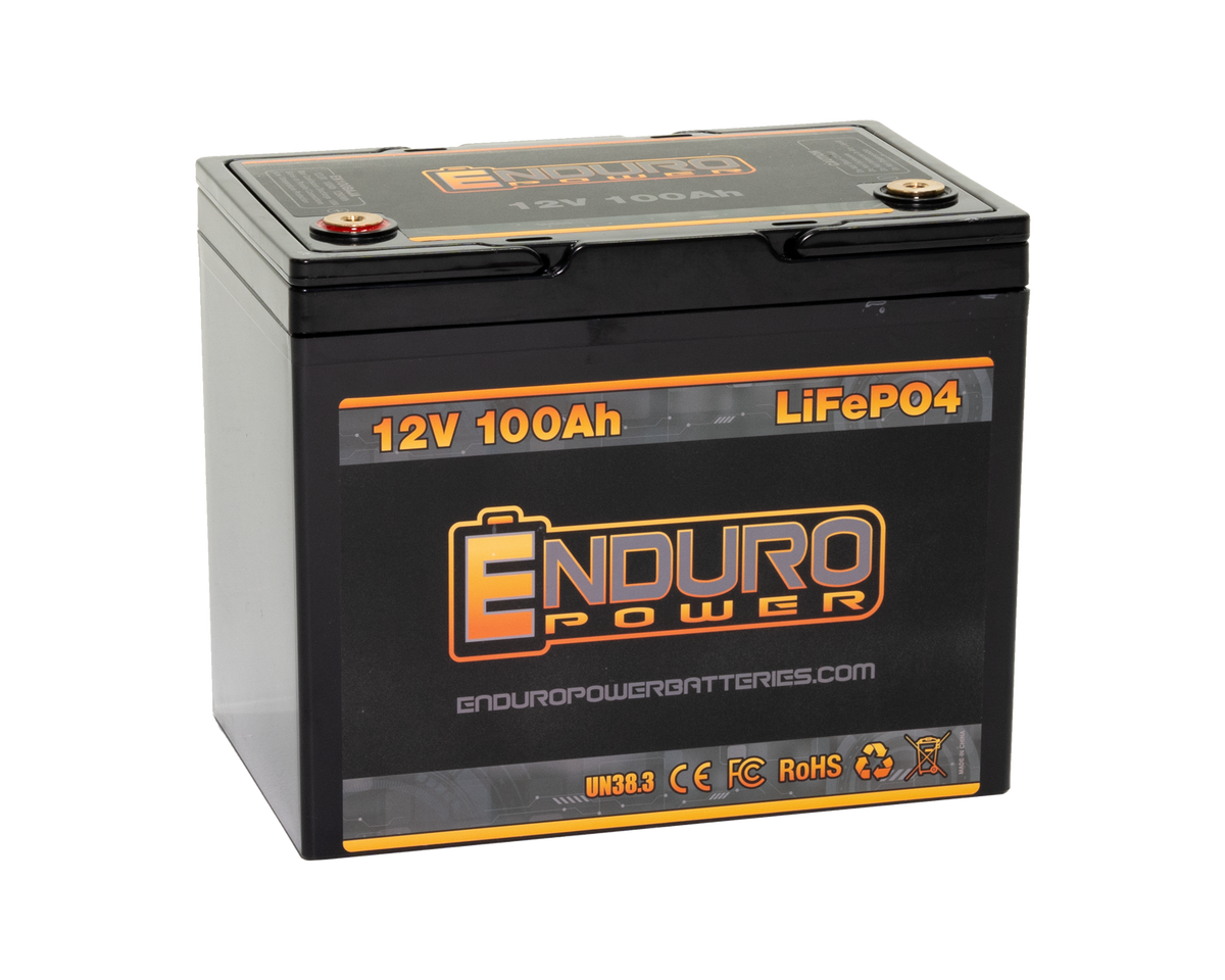 Enduro Power Baja Series 12V 100Ah Deep Cycle Lithium Battery – Enduro  Power Lithium Batteries - Long Lasting Performance