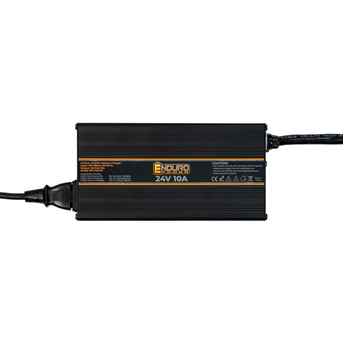 Enduro Power 24V 10A Battery Charger – Enduro Power Lithium Batteries - Long  Lasting Performance