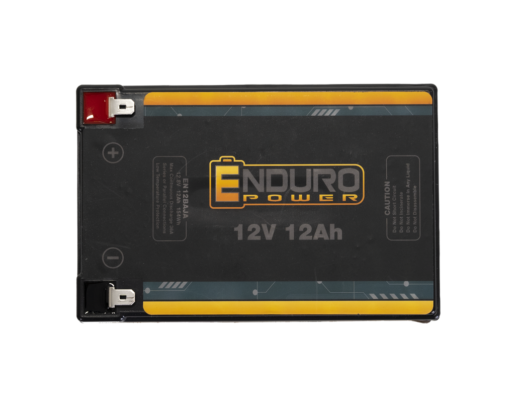 Enduro Power Baja Series 12V 12Ah Deep Cycle Lithium Battery – Enduro Power  Lithium Batteries - Long Lasting Performance