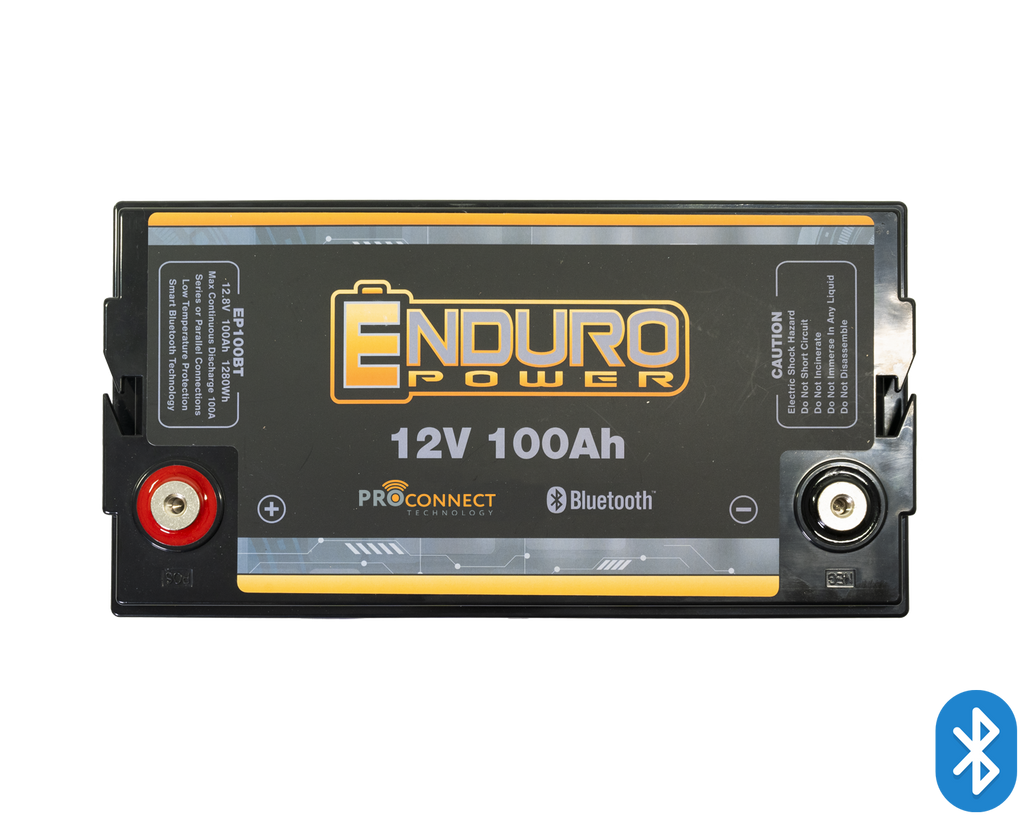 Enduro Power 12V 100Ah Lithium LiFePO4 Battery - ProConnect Series